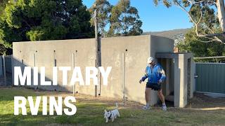 Behind Anglesea Barracks