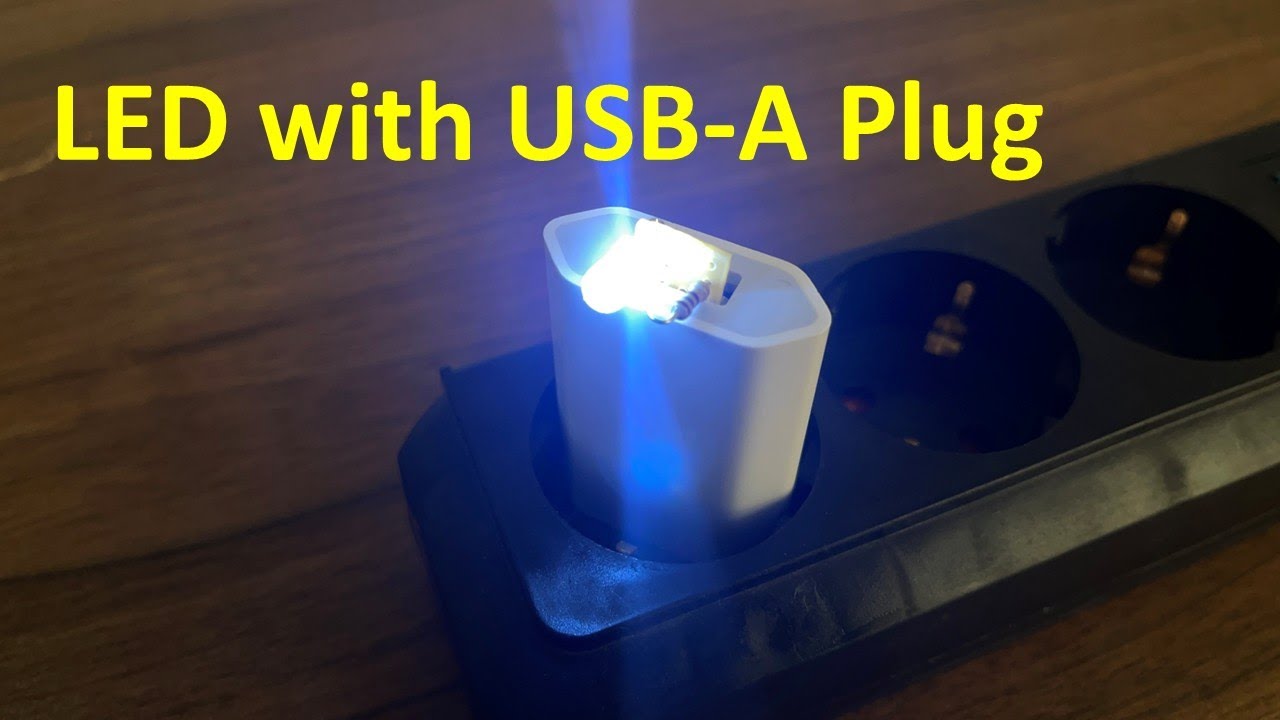 LED with USB-A Plug