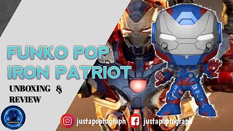 IRON PATRIOT AVENGERS ENDGAME POPCULTCHA EXCLUSIVE UNBOXING & REVIEW  | VLOG #33 | justapoptograph