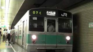 常磐緩行線・東京メトロ千代田線 東マト203系 代々木上原行き 常磐緩行線・東京メトロ千代田線 東マト203系 代々木上原行き
