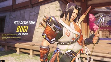 Overwatch Highlights - Hanzo Quintuple Kill