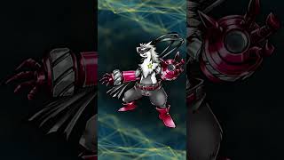 Wolvermon el Digimon Wolverine (jaja Lobezno y Guepardo) #digimon #short #shorts