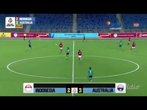 Hasil Pertandingan Indonesia U 23 (2-3) Australia U 23 Piala Asia