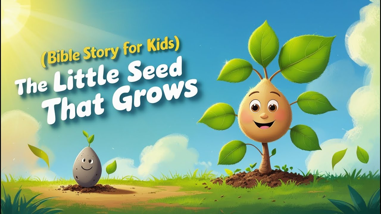 The Little Seed That Grew, A Story About Faith - God Word For Children - Tiny Faith Adventures