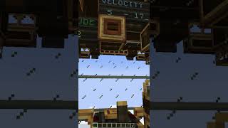 Airship Collision Surprise | Create Aeronautics  #minecraft #modded #shorts