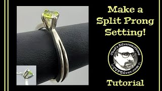 Make a Split Prong Setting: A Silversmithing Tutorial