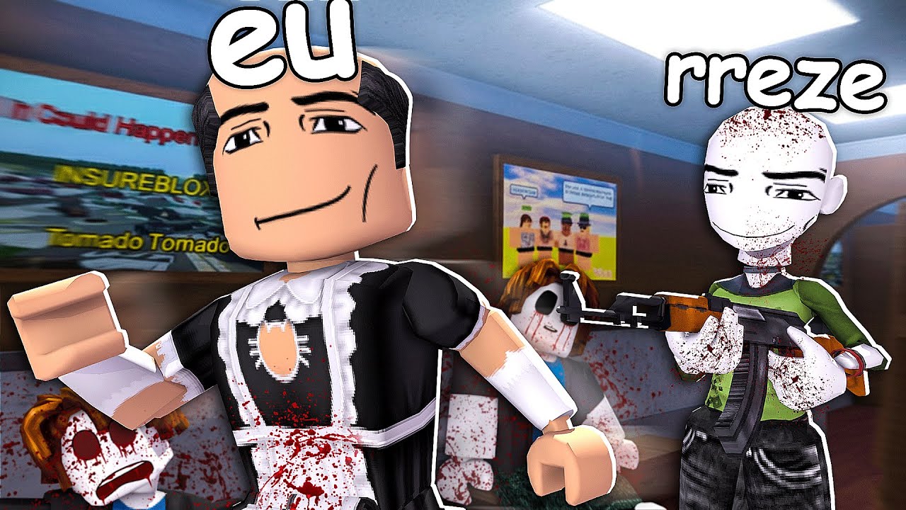2 abestados se ESCONDENDO dos atirador no roblox