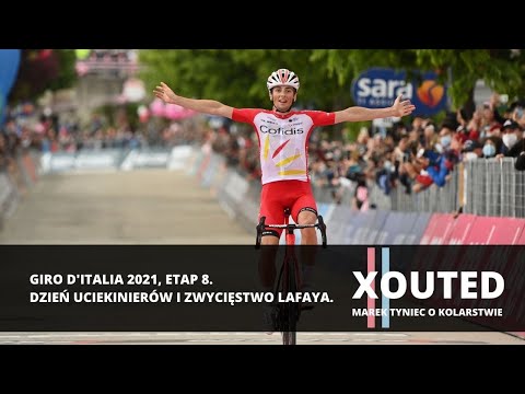 Giro d’Italia 2021, etap 8. Victor Lafay po ucieczce dnia.