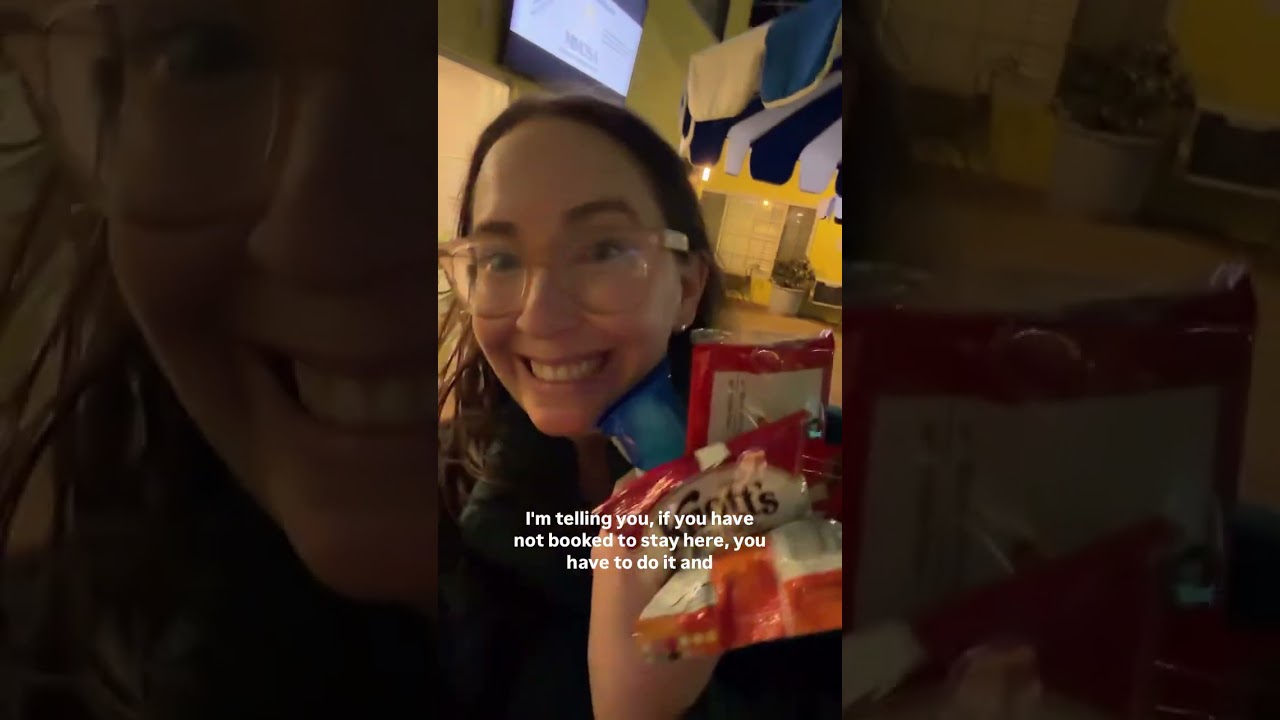 One of my favorite things about the Magic Castle Hotel is that they have snacks included with your