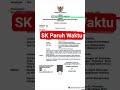 Contoh SK PPPK Paruh Waktu Gaji Tidak Tertera di SK PPPK Paruh Waktu