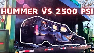 I Crushed a HUMMER for the First Time Ever! (I'm Running out of Cars)