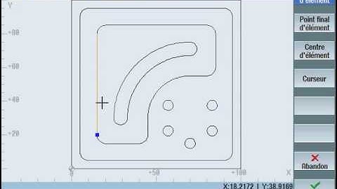 SINUMERIK ShopMill programmation via un DXF