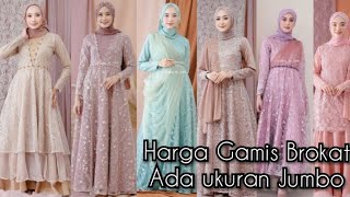 Harga Model Baju Gamis Brokat Terbaru Merek Eldiza by anne | latest long dress for ladies 2021