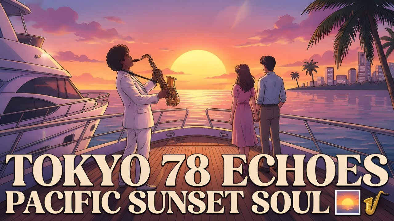 POV: Sunset Cruise in Tokyo Bay, 1985 🌅🎷 | Smooth Japanese City Pop & Soul Mix
