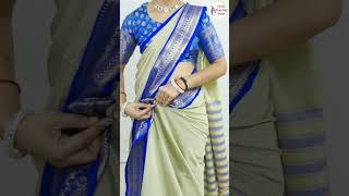 How to wear Silk saree draping #drape #fashion #fashion