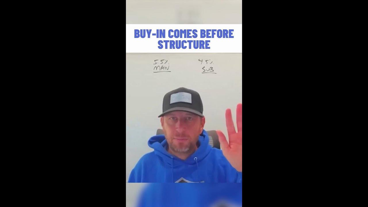 Buy-In Comes Before Structure