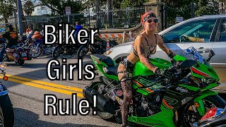 Daytona Biketoberfest 2023: Main Street Daytona Day 1 | Biker Girls Rule!