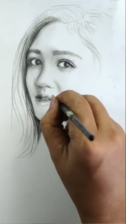 FEBBY RASTANTY DRAWING RELASTIC PENCIL 📝 #shorts