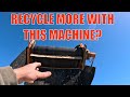 Can we recycle more with this machine