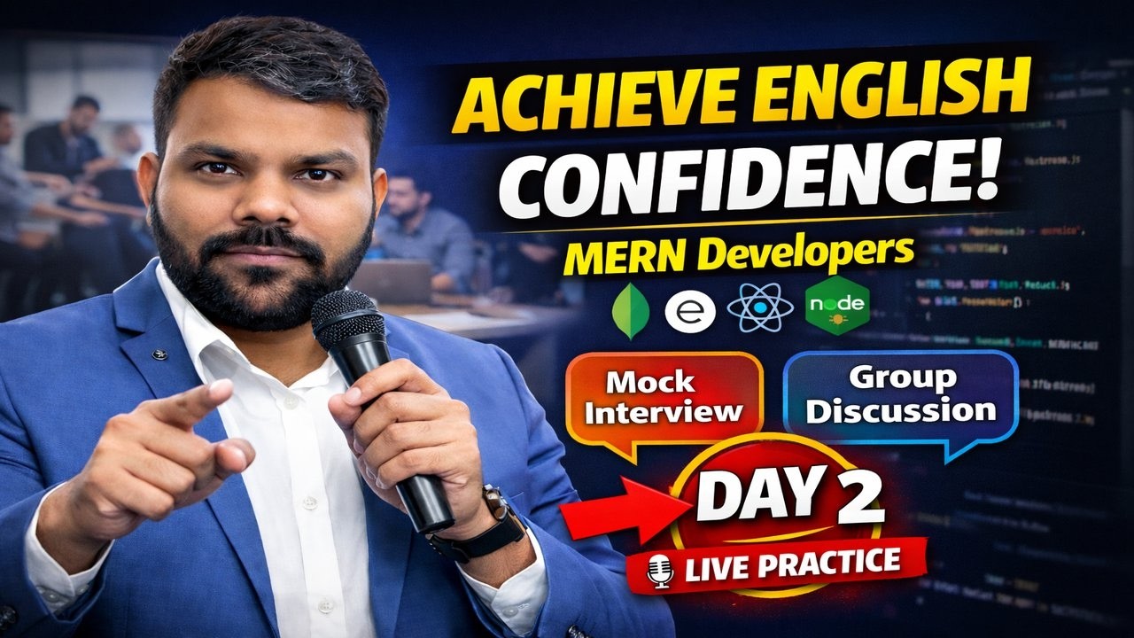 Day 2 – English Speaking Practice for MERN Developers | Freshers ...