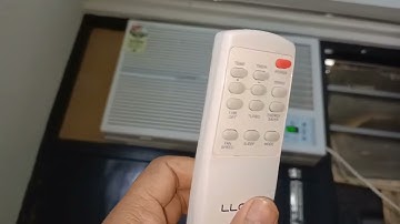 LLOYD 1.5 Ton 3 stars Window AC Remote Functions in detail