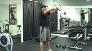 Standing Plate Front Raise