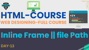 HTML File Paths: The Key to Mastering Inline Frames |HTML  Advanced Full Course |Web Designing Hindi