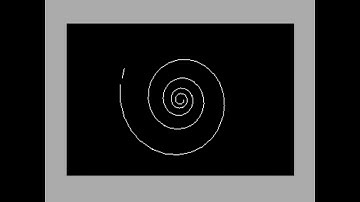 2D PLOT - SPIRAL in BASIC v2 for C64