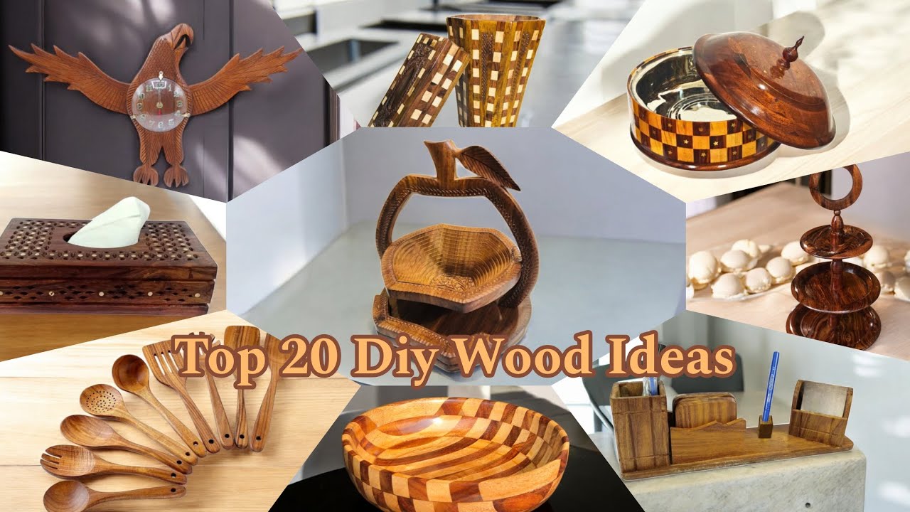 Top 20 Diy Wood Ideas For Your Home And Interior Design | Wood Crafts ...