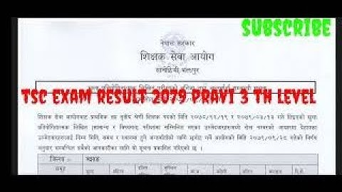 Primary Teacher Result Name Lists Prabi TSC Result Bajura Accham Doti Kanchanpur  Primary Level TSC