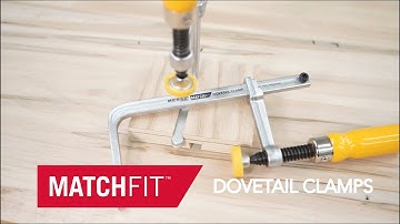 MATCHFIT Dovetail Clamps by MICROJIG - Like Nothing Before