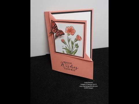 corner fold card folded photo cards