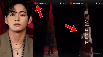 The Burj Khalifa Lights Up Red for BTS