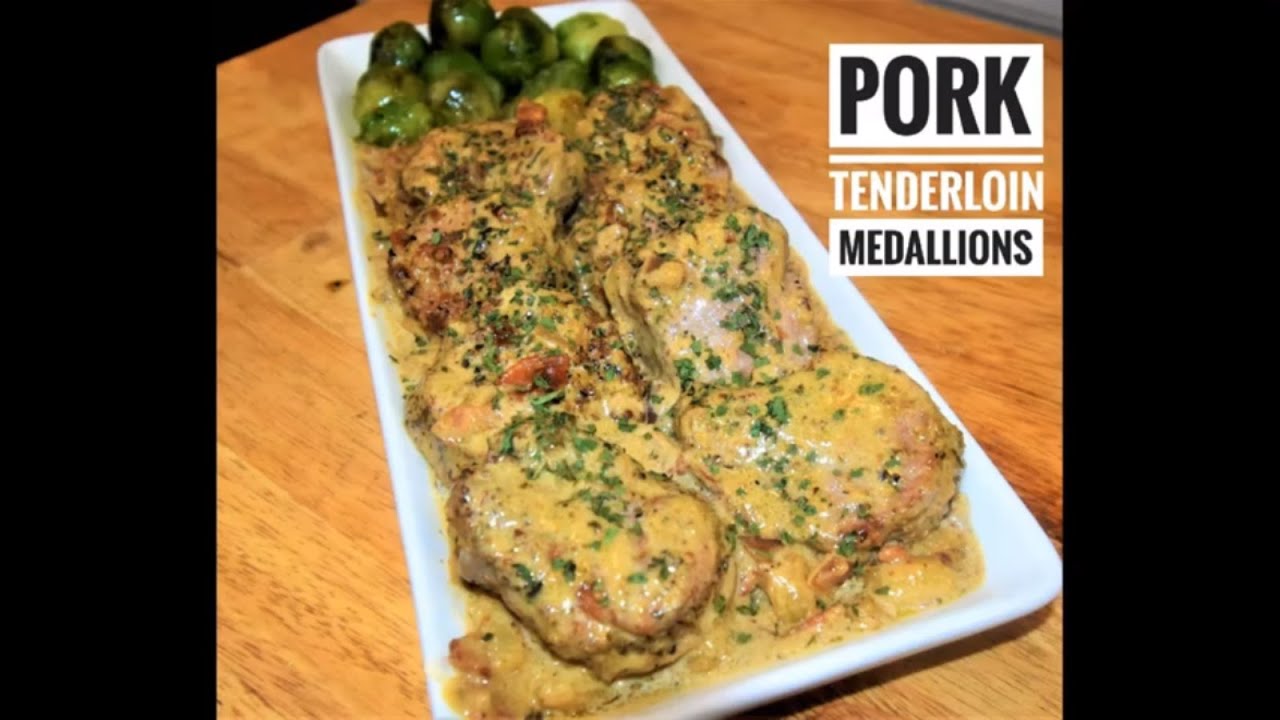 Pork Tenderloin Medallions Recipe - Easy Pork Recipes - YouTube