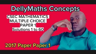 Celebrity CSEC MATHEMATICS 2017 PAPER 1 (MULTIPLE CHOICE ) QUESTIONS AND SOLUTIONS FULLY EXPLAINED. Wealth