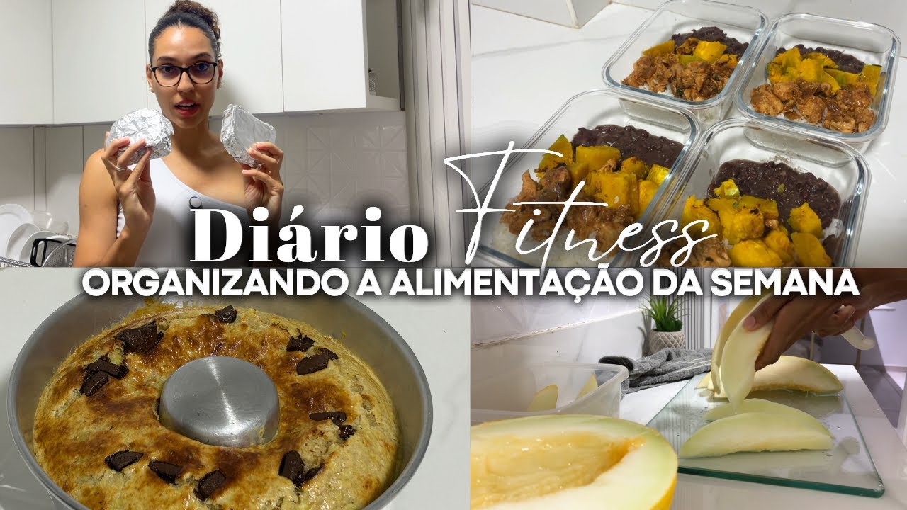Montando as marmitas e lanches para a semana  | Rotina saudável de organização alimentar