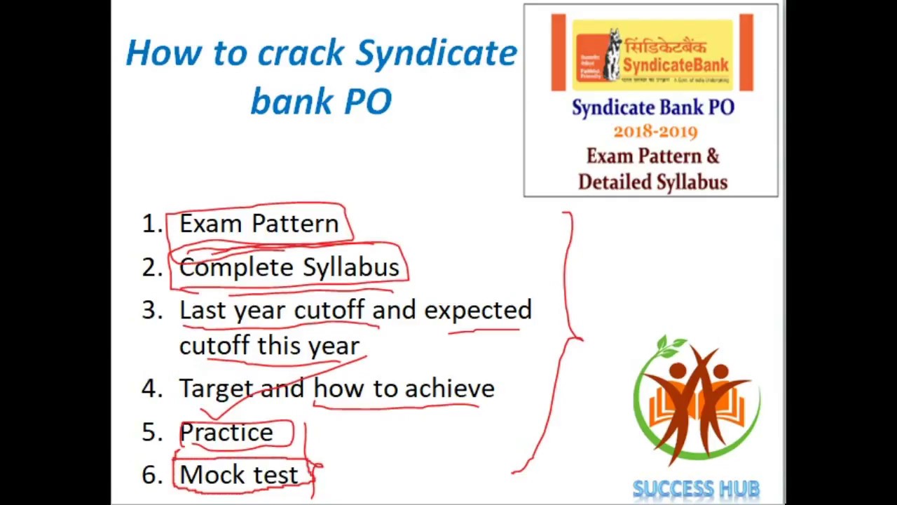 Crack Syndicate Bank PO in 30 days | Strategy | Tips