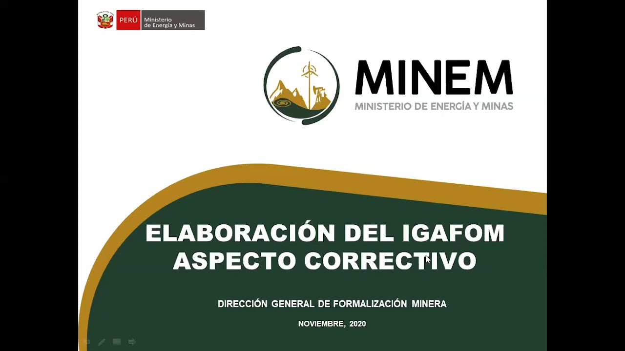 Capacitación sobre ¿Cómo elaborar el IGAFOM?