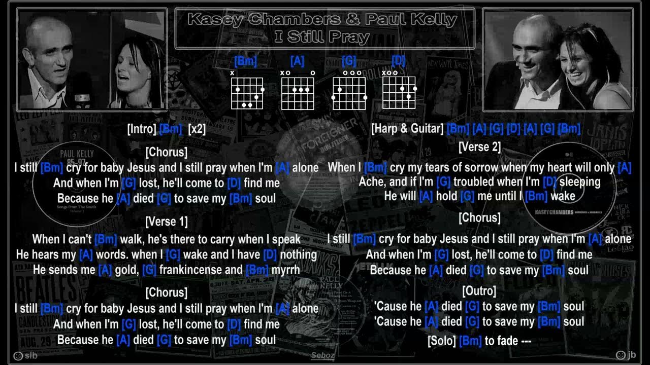 Kasey Chambers & Paul Kelly I Still Pray [Jam Track] [Guitar chords & lyrics] YouTube Music