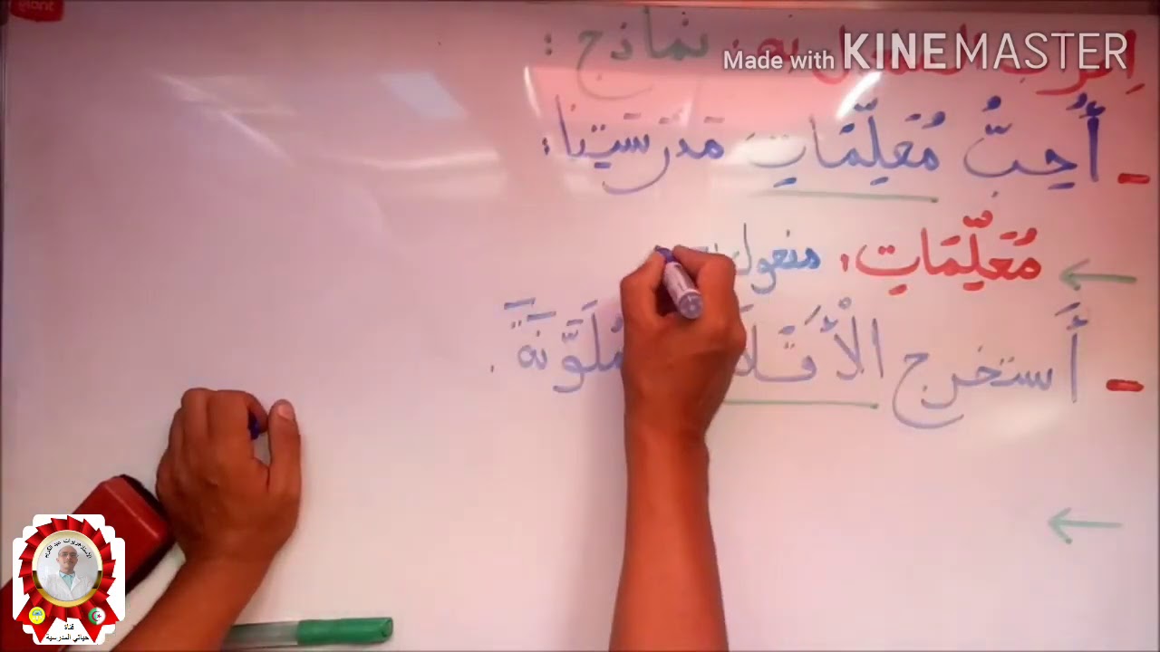 المفعول به **الجزء الثاني** ( الاعراب)