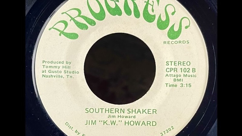 Jim K.W. Howard - Southern Shaker - Progress Records (Tn) Trucker Gem