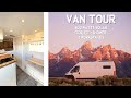 VAN TOUR | Full-timers’ Promaster Campervan w/ Wet Bath, Mountain Bikes, 100% Solar (No Propane!)