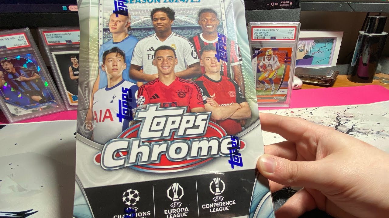 2024-2025 Topps Chrome UEFA Hobby Box Review!!!!!