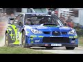 Subaru impreza s12 wrc  launch control antilag sound  action at rally legend