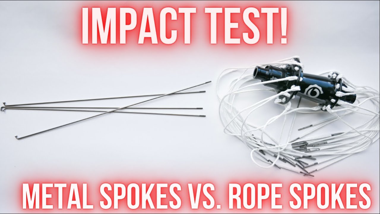 Metal Spokes vs. Berd Rope Spokes Bicycle Wheel Impact Test! YouTube