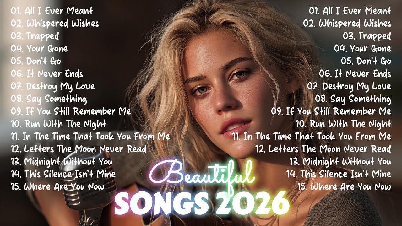 Beautiful Love Songs 💖 Soft Romantic 2026 Playlist | Dreamy Love Songs