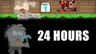 World Hunting for 24 HOURS in Growtopia!