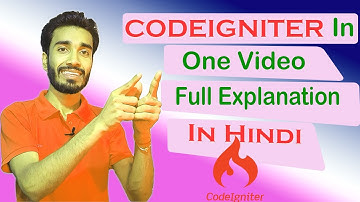 CodeIgniter In One video | CodeIgniter full explanation | CodeIgniter folder structure | what is CI