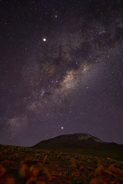 Download lagu Milky Way time lapse in the high desert outside of San Pedro de Atacama Chile