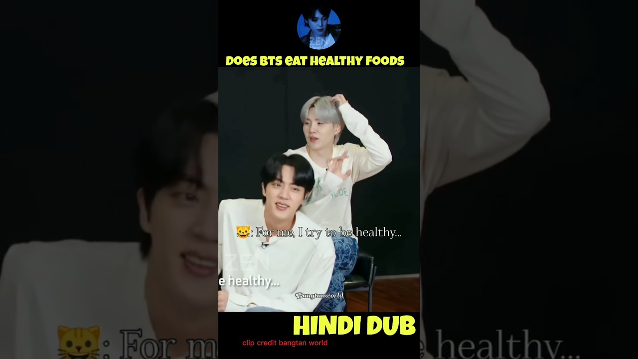 does bts eat healthy food 👀 Hindi dubbed 